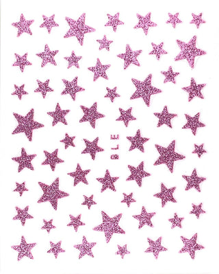 GellyFit Nail Sticker - Star Pink